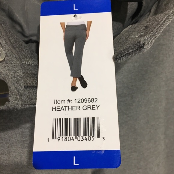 18 Max & Mia Heather Grey pants #1209682 Large - Picture 4 of 5